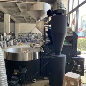 HW17kg Smart Hot Air Roaster 110-220V 1500W Gas 15-17kg 12-20Min SCR ...