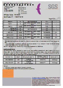 SGS Certificate of Dicalcium Phosphate certificate of Xiamen Ditai Chemicals Co., Ltd. – certificate photo, supplier certificates section