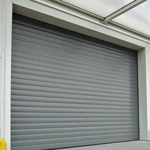 Mild Steel Automatic Motorized Rolling Shutter Height 9 Feet Coating ...