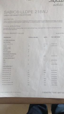 Material PP ROHS 6 certificate of Dongguan Glory Plastic Products Co., Ltd. – certificate photo, supplier certificates section