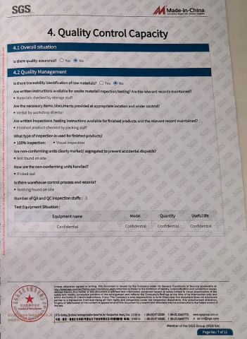 Company Certificate3 certificate from Suizhou Luhangjie Trading Co., Ltd