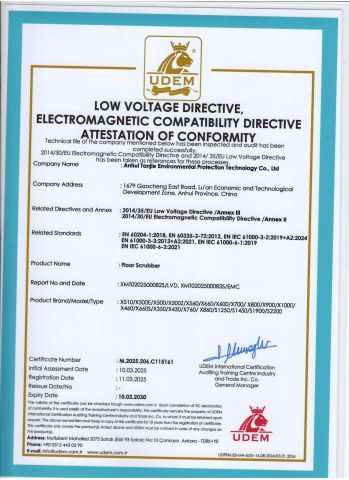 ce certificate of Anisi (Shanghai) Industrial Co., Ltd. – certificate photo, supplier certificates section