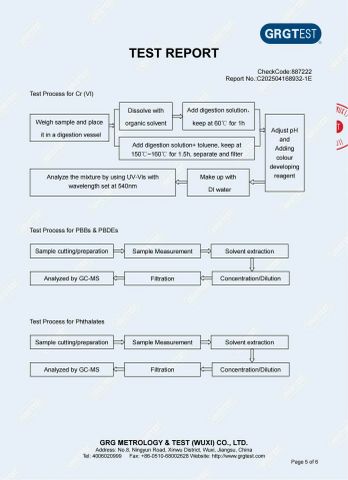 6 certificate from Jiangsu Demine New Material Co., Ltd.