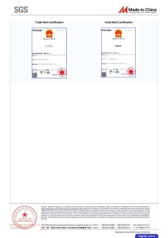 MIC6 certificate from Ningbo DAKE Food Technology Co., Ltd.