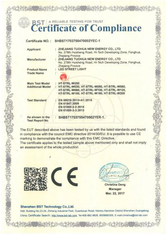 Our certificates certificate from Zhongdi (Ningbo) Energy Co., Ltd.