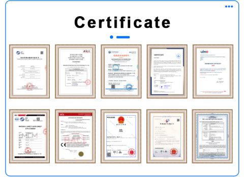 Certificates certificate from Jiangxi Demin Intelligent Technology Co., Ltd