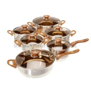 Bakelite Handle Gas Cooker Stainless Steel Cookware Set Origin China ...