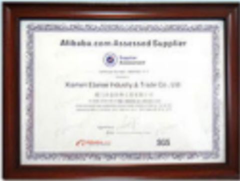 Zertifikat certificate from Xiamenshi Baijiada Paper Plastic Products Co., Ltd.