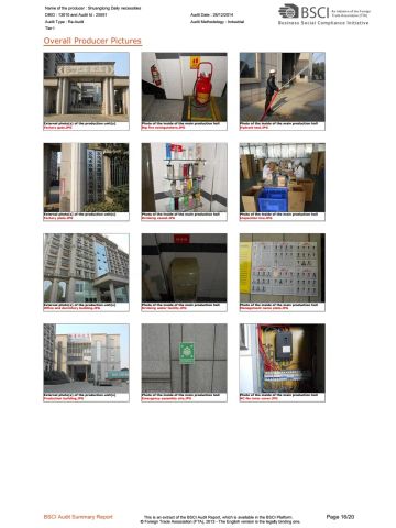 BSCI Audit-08 certificate from Shuangtong Daily Necessities Co., Ltd. Y. W.