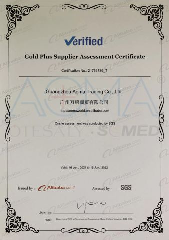 SGS Certificate certificate from Guangzhou AOMA Biological Technology Co., Ltd.