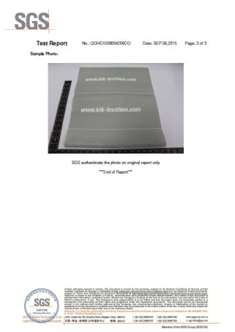 recycled pet laminated bag, material test report 3 certificate from Qingdao Bagest Co., Ltd.
