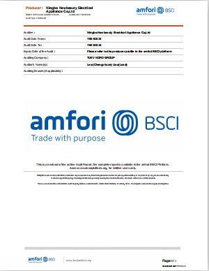 BSCI certificate of Ningbo Haishu Forcar Imp. & Exp. Co., Ltd. – certificate photo, supplier certificates section
