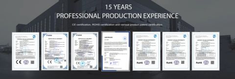 new certification certificate from Zhongshan Grandview Lighting Co., Ltd.