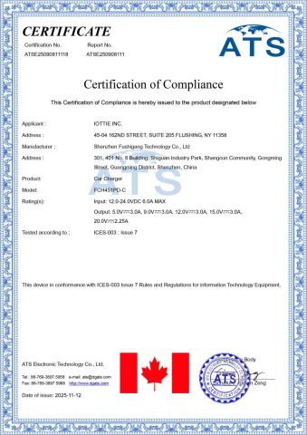 ICE certificate from Yiduo Tech (Shenzhen) Co., Ltd.