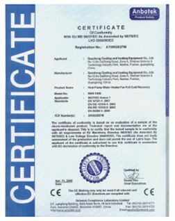 CE certificate certificate from Nanjing Shinewave Technology Co., Ltd.