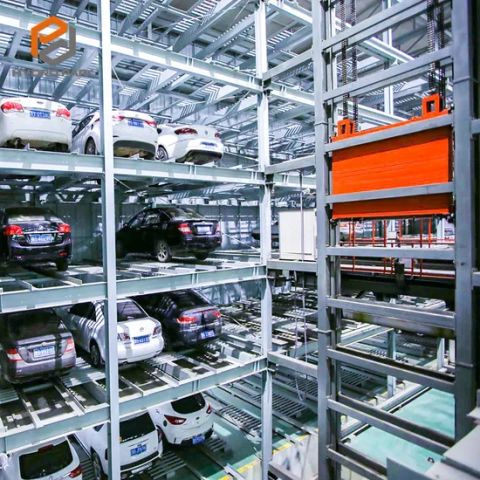 Vehicle Stack Vertical Automatically Parking Solutions Car Stack Tower Parking System ...