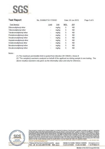 SGS test report certificate of Zhenjiang Runfa Aluminium Co., Ltd. – certificate photo, supplier certificates section
