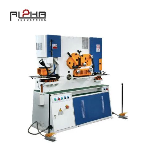 Steelworker Machine Hydraulic Iron Worker Machine for Steel Punching Shearing Notching with ...