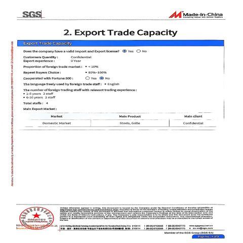 Certificate certificate from Wuhan Xincheng Huayuan Industry and Trade Co., Ltd.