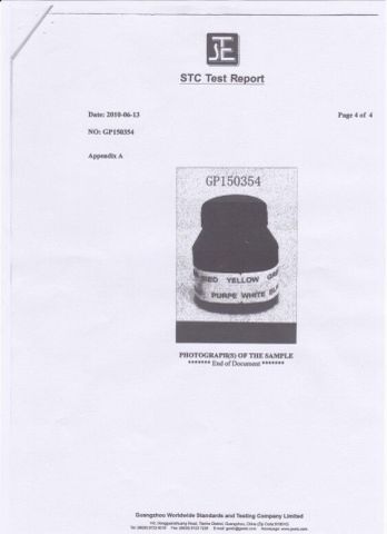 4. STC Test certificate from FOSHAN TOP GLORY FURNITURE TECHNOLOGY CO., LTD.