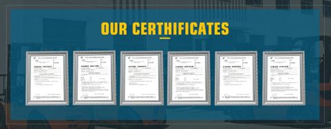 OUR CERTHIFICATES certificate from Jiangsu Gather Power Industry Co., Ltd.