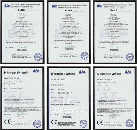 CE ROHS CERTIFICATE certificate of Shanghai Royal Trading Co., Ltd. – certificate photo, supplier certificates section