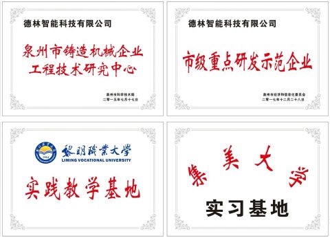 Domestic Certificate certificate of Delin Intelligent Technology Co., Ltd. – certificate photo, supplier certificates section