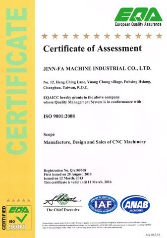 ISO 9001:2008 certificate from POLOMAC TECHNOLOGY(QINGDAO)L.L.C