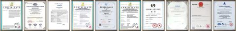 Certificate certificate from Nantong AJ Industry Limited.