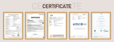 CERTIFICATE certificate of Nantong BeautyShow Textile Co., Ltd – certificate photo, supplier certificates section