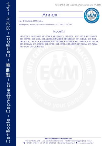 5 certificate from Jining Keruite Machinery Co., Ltd