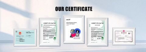 Certification certificate from Zhejiang Runcaqian Biotechnology Co., Ltd.