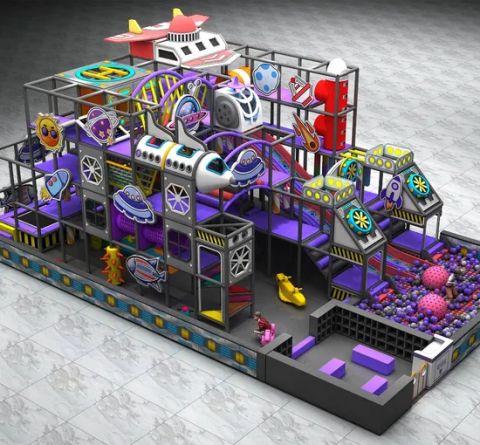 Indoor Gymnastic Park Climbing Playground Soft Park Adventure ...