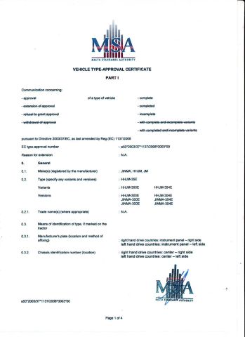 certificates certificate of Yancheng Foreign Machinery Parts Co., Ltd. – certificate photo, supplier certificates section
