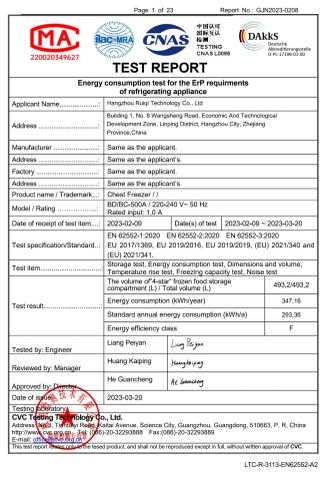 ce08 certificate from Hangzhou Ruiqi Technology Co., Ltd.