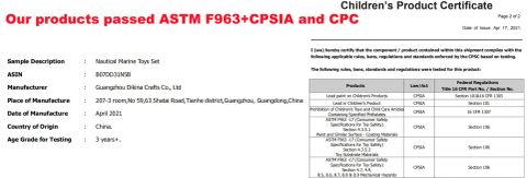 certificates certificate from Guangzhou Dikina Crafts Co., Ltd