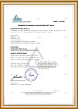 SGS certificate from Ningbo Keman Environmental Technology Co., Ltd.