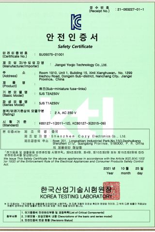 Certificates certificate of Jiangxi Yoojo Technology Co., Ltd. – certificate photo, supplier certificates section