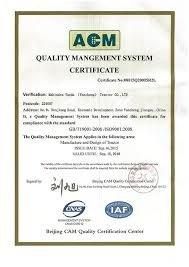 Agricultural Machinery Certificate certificate from AGM Trading