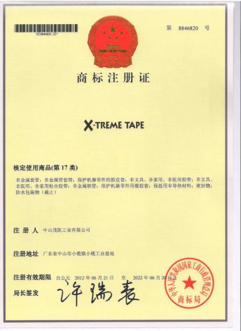 MARK CERTIFICATE certificate from Zhongshan Mocap Industry Co., Ltd.