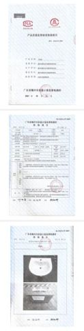 inspection report certificate from Chaozhou Central Intelligent Sanitary Ware Technology Co., Ltd.