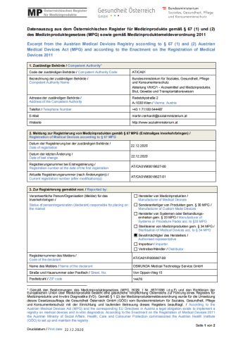 CE certificate from Ningbo Well Support Care Trading Co., Ltd.
