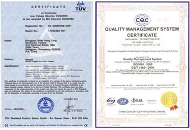 certificate certificate from Yangjiang Honglin Industrial Co., Ltd.