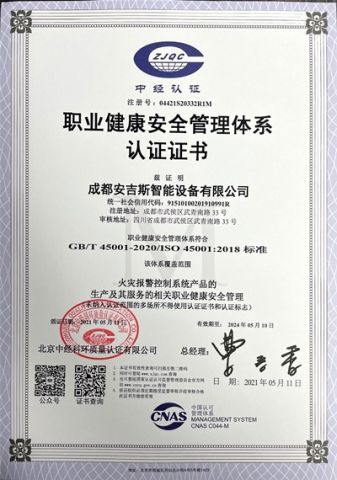 ISO45001 certificate from Shenzhen Xinhean Technology Co., Ltd.