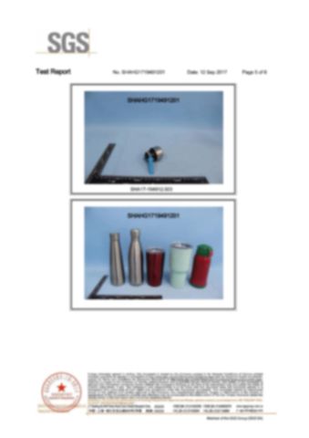 Certification 5 certificate from Changsha Sunflower B&T Co., Ltd.