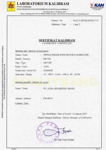 Energy Meter Test Equipment Certificates certificate from Beijing GFUVE Electronics Co., Ltd.