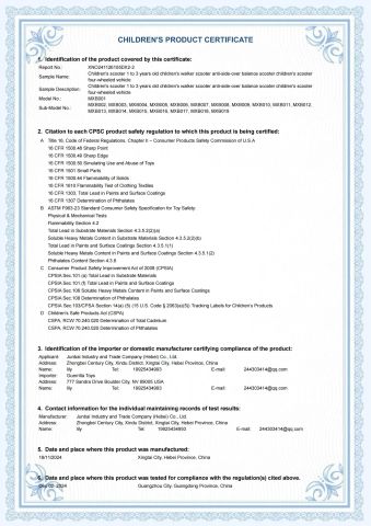 CPC certificate from Junbai Industry and Trade Company(Hebei) Co., Ltd