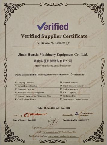 Strength certification certificate of Shandong Fast CNC Machinery Co., Ltd – certificate photo, supplier certificates section