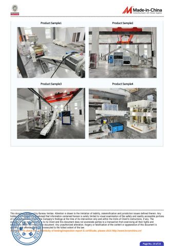 BV certificate from Nantong Sting Co., Ltd.