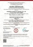 Global recyclye standard certificate from Hangzhou Toptop Clothing Co., Ltd.